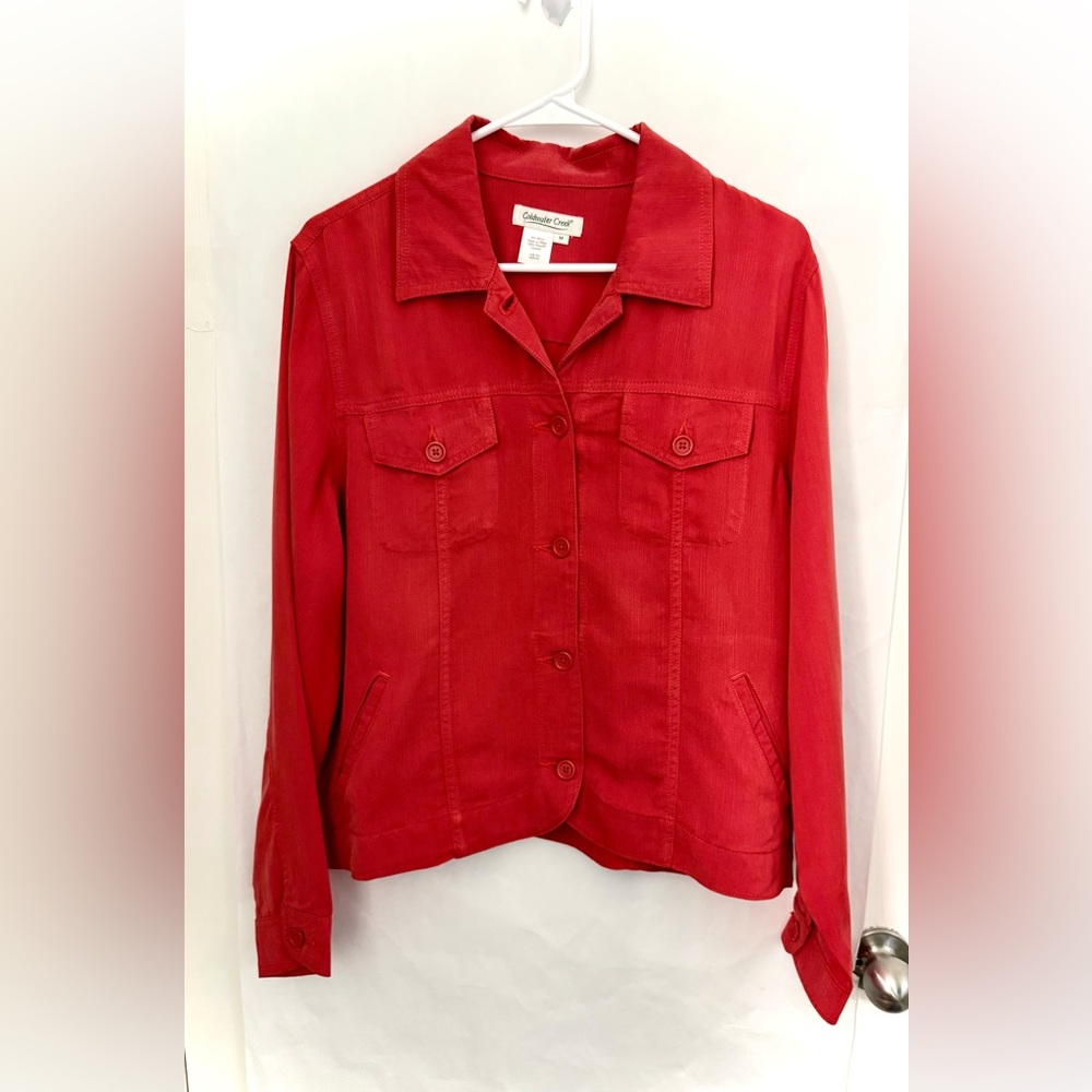 Cold water Creek Orange Jacket